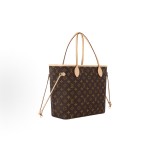 LOUIS VUITTON NEVERFULL MM  托特包  棕⾊